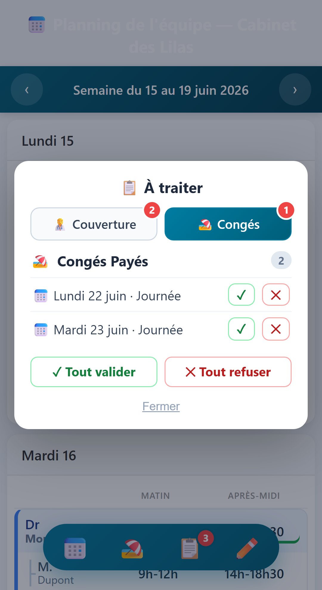 BadouBoard - Demandes à traiter